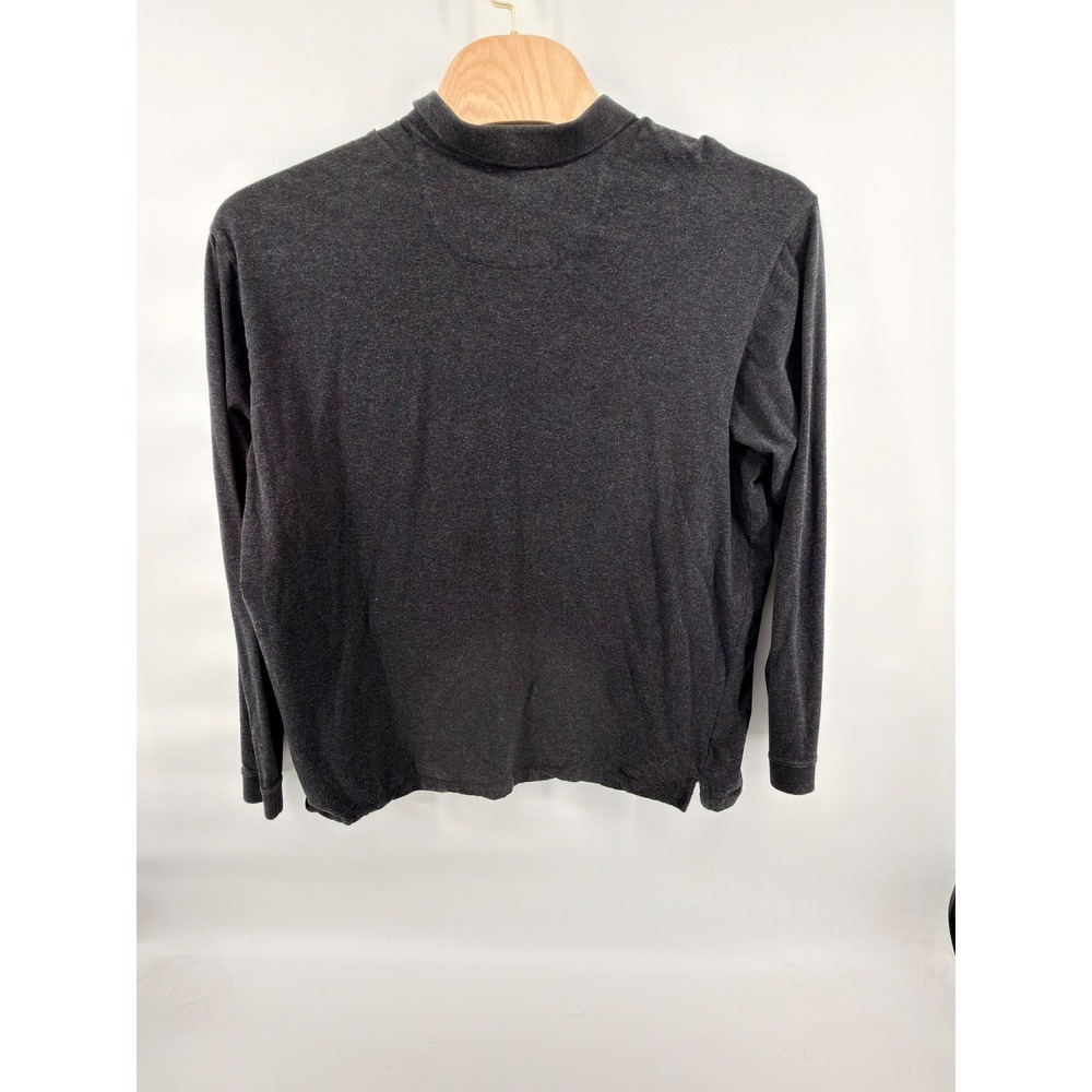 Tommy Bahama Men's Long Sleeve Polo Shirt Gray Cotton Blend Size XXL - Picture 2 of 4